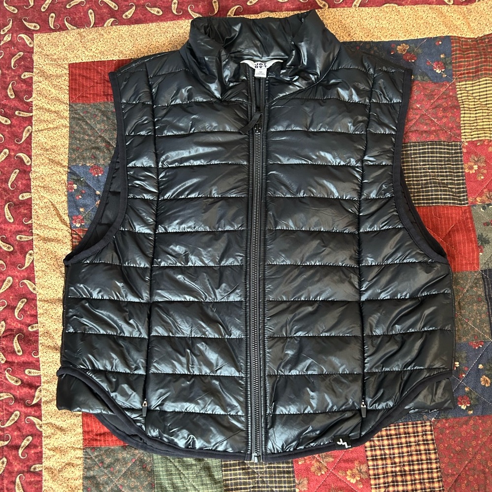 JoyLab Black Quilted Vest - Women’s size medium